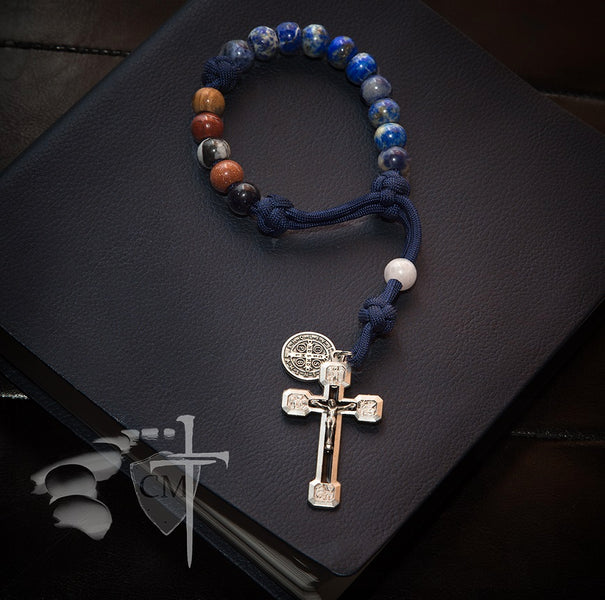 Inspiration behind the creation of the St. Benedict rosary bracelet by Frederic Purtell