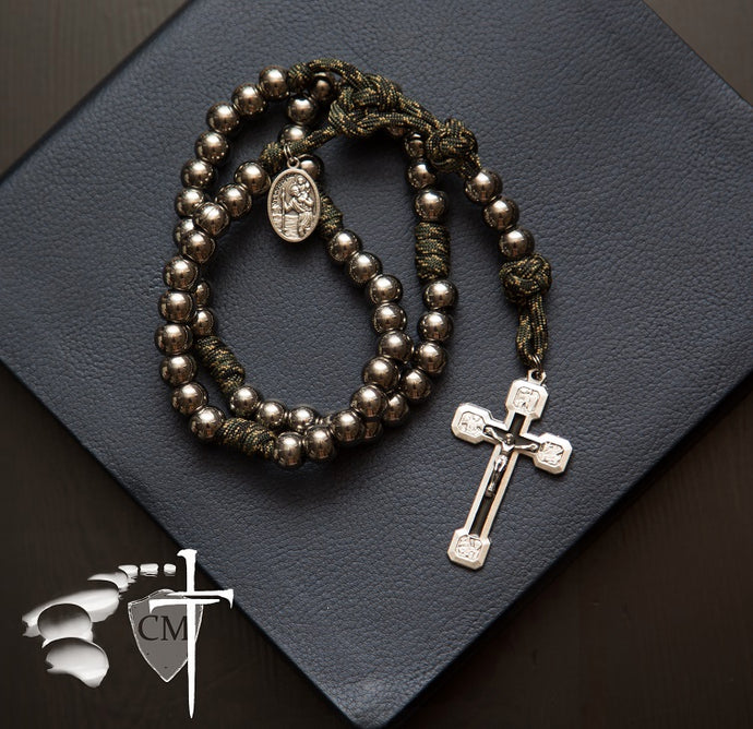 paracord rosary paracord rosaries cord rosary cord rosaries awesome rosary cool rosary catholic rosary Catholic Milestones Armour of God with Via Crucis crucifix St. Christopher medal 5-decade rosary men's rosary First Communion and Confirmation gifts Ordination gifts Wedding gifts groomsmen gifts Catholic housewarming gifts, Ottawa Ontario online Catholic store