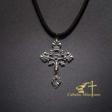 Fleur de Lys Crucifix - Catholic Milestones