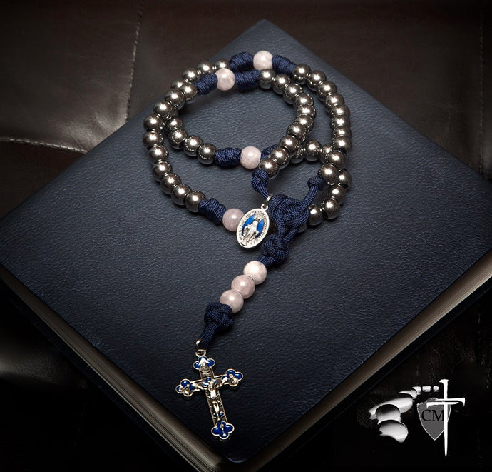 Immaculate Conception Rosary with Stone accent beads