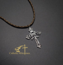 Fleur de Lys Crucifix - Catholic Milestones