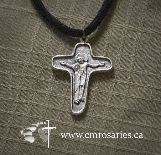 paracord rosary, paracord rosaries, paracord stone rosary, cord rosary, cord rosaries, Queen Mother crucifix on cord, Catholic Milestones, wedding gift, car rosary, auto rosary, men's rosary, groomsmen gift, graduation gift, Holy Orders gift, men's gift, Catholic home decor, Catholic Milestones, Ottawa Ontario, Canada