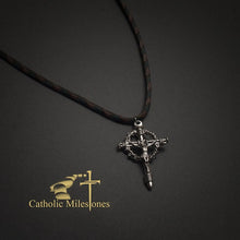 paracord rosary, paracord stone rosary, cord rosary, cord rosaries, Passion crucifix, Catholic Milestones. wedding gift, car rosary, auto rosary, men's rosary, groomsmen gift, graduation gift, Holy Orders gift, men's gift, Catholic home decor, Catholic Milestones, Ottawa Ontario, Canada