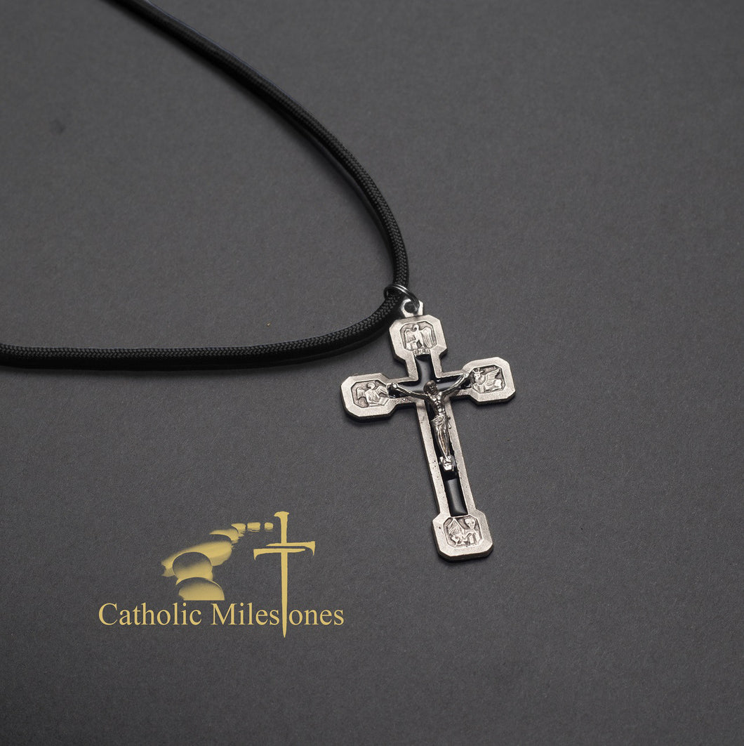 paracord rosary, paracord rosaries, paracord stone rosary, cord rosary, cord rosaries, Via Crucis, crucifix, Catholic Milestones, wedding gift, car rosary, auto rosary, men's rosary, groomsmen gift, graduation gift, Holy Orders gift, men's gift, Catholic home decor, Catholic Milestones, Ottawa Ontario, Canada