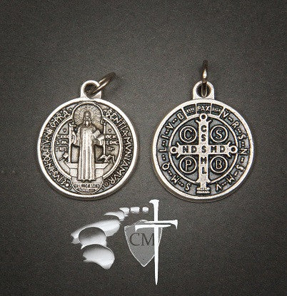 St. Benedict rosary medal, Saint Benedict medal, paracord rosary, paracord rosaries, cord rosary, cord rosaries, rosary medal, Catholic Milestones, catholic gifts, online store, ottawa, canada