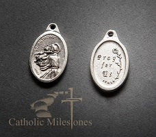 rosary medal, St. Anthony of Padua, paracord rosary, paracord rosaries, cord rosary, cord rosaries, rosary, rosaries, Canada, CMRosaries, Catholic Milestones, Ottawa online store