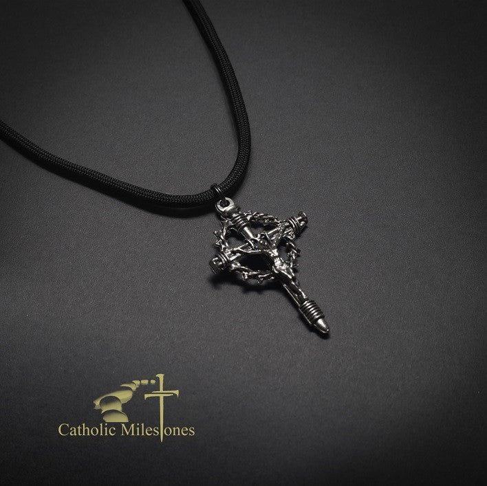 paracord rosary, paracord rosaries, paracord stone rosary, cord rosary, cord rosaries, Passion crucifix, Catholic Milestones. wedding gift, car rosary, auto rosary, men's rosary, groomsmen gift, graduation gift, Holy Orders gift, men's gift, Catholic home decor, Catholic Milestones, Ottawa Ontario, Canada