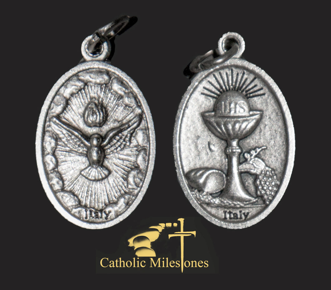 Catholic Store Canada saint medals  first communion, holy spirit, Miraculous Medal, Saint Bernadette, Saint Pope John Paul II, Saint Padre Pio, Saint Anthony, saint Francis, Pope Francis, Saint Teresa, Theresa, Little Flower, Saint Patrick, Holy Family, Divine Infant, Sacred Heart of Jesus, Mary