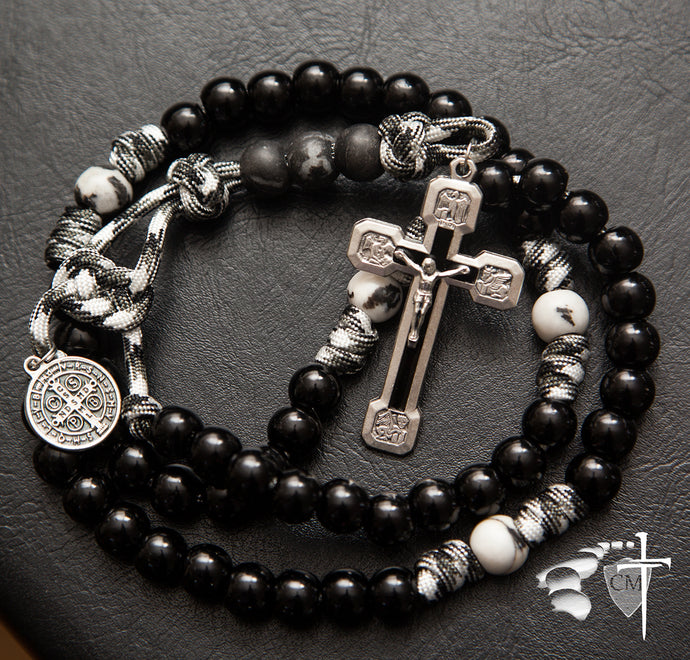 Paracord Rosary, strong, Blessed is the fruit of thy womb, Jesus ; Hail Mary full of grace the Lord is with thee.  Blessed art though among women.