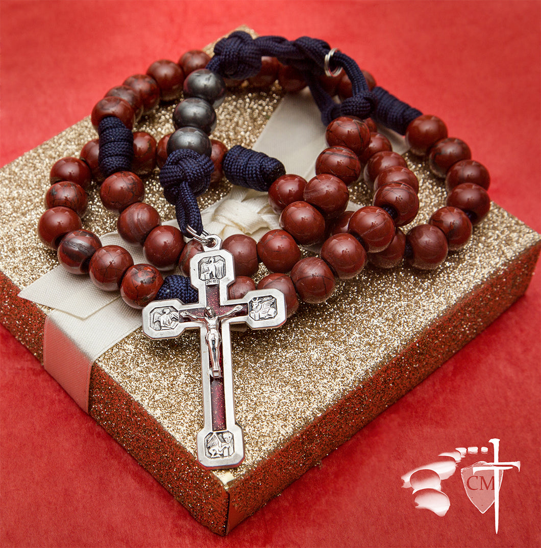 Holy Spirit Stone Paracord Rosary - Catholic Milestones