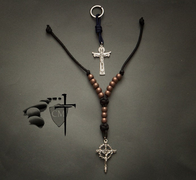 Catholic Auto Rosaries Catholic Milestones Catholic auto rosary catholic car rosary paracord rosary men's rosary Catholic Milestones men's gifts ottawa store Canada