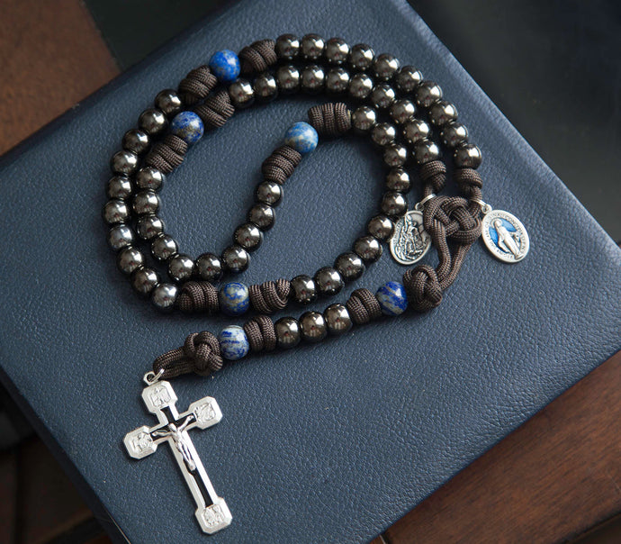 Catholic Rosary Gift Custom Paracord Rugged Battle Beads – Tagged