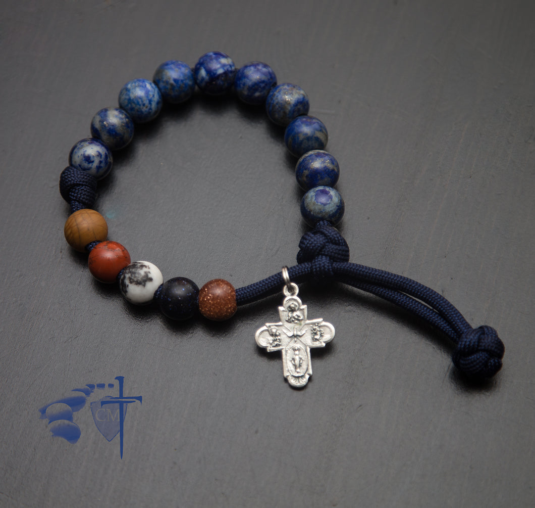 Stone Rosary Bracelet