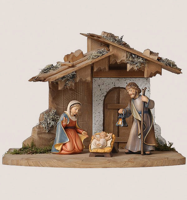 Holy Family Carved Nativity
